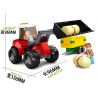 HENGTAI HT-6106 6106 HT6106 non  GẮN MÁY KÉO bộ đồ chơi xếp lắp ráp ghép mô hình TRACTOR 250 khối