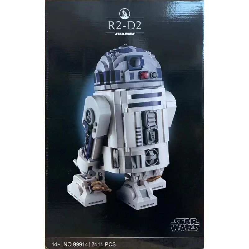 NOT Lego R2-D2 75308 99914 62001 77001 xếp lắp ráp ghép mô hình RAĐA RADA Star Wars Chiến Tranh Giữa Các Vì Sao 2314 khối
