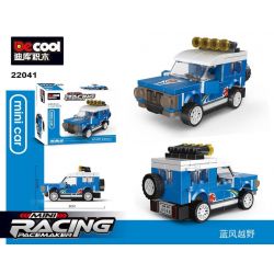 DECOOL 22041 non  XE KÉO MINI ĐỊA HÌNH BLUE WIND bộ đồ chơi xếp lắp ráp ghép mô hình Racers MINI RACING PACEMAKER Đua Tốc Độ 114 khối