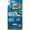 DK 7024 non  BỂ SINH THÁI RÙA bộ đồ chơi xếp lắp ráp ghép mô hình ATLANTIS WORLD AQUARIA SEA TURTLE 753 khối