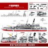 MINGDI 9022 non  GIAO LONG - CHIẾN HẠM QUÂN SỰ bộ đồ chơi xếp lắp ráp ghép mô hình Military Army Quân Sự Bộ Đội 830 khối