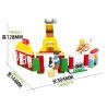 HENGTAI HT-6103 6103 HT6103 non  NÔNG TRẠI VUI VẺ 6 KIỂU NHÀ NHỎ CỬA CHUỒNG CẦN CẨU GIÁ GÀ CỎ KHÔ bộ đồ chơi xếp lắp ráp ghép mô hình City FUNING FARM Thành Phố 200 khối