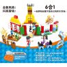 HENGTAI HT-6103 6103 HT6103 non  NÔNG TRẠI VUI VẺ 6 KIỂU NHÀ NHỎ CỬA CHUỒNG CẦN CẨU GIÁ GÀ CỎ KHÔ bộ đồ chơi xếp lắp ráp ghép mô hình City FUNING FARM Thành Phố 200 khối