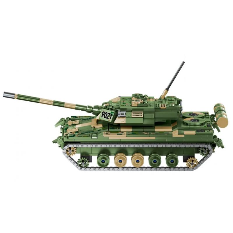 MINGDI 9021 non Lego WILD LION - XE TĂNG CHIẾN ĐẤU CHỦ LỰC CỦA QUÂN ĐỘI bộ đồ chơi xếp lắp ráp ghép mô hình Military Army Quân Sự Bộ Đội 835 khối