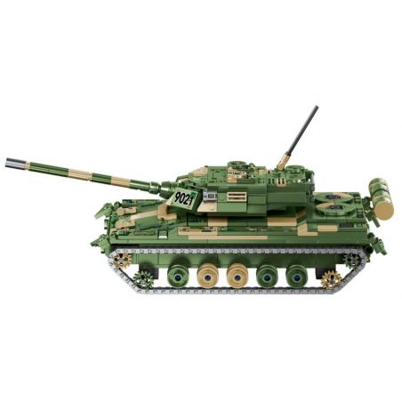 MINGDI 9021 non  WILD LION - XE TĂNG CHIẾN ĐẤU CHỦ LỰC CỦA QUÂN ĐỘI bộ đồ chơi xếp lắp ráp ghép mô hình Military Army Quân Sự Bộ Đội 835 khối