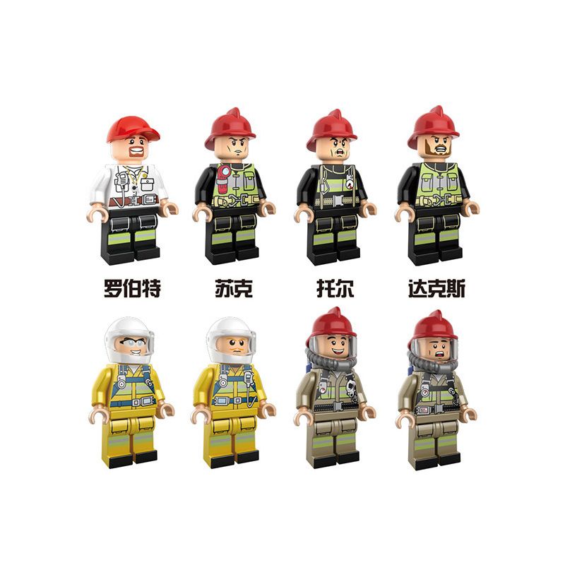 HENGTAI 6210 non  TRỤ SỞ CỨU HỎA DI ĐỘNG bộ đồ chơi xếp lắp ráp ghép mô hình 936 khối