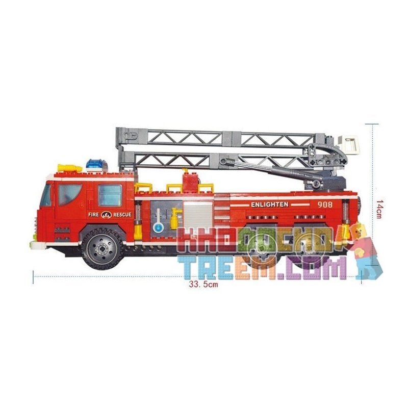 QMAN ENLIGHTEN KEEPPLEY 908 non  XE THANG CỨU HỎA LỚN VÀ CHIẾU ĐÈN bộ đồ chơi xếp lắp ráp ghép mô hình City FIRE RESCUE SCALING LADDER ENGINES Thành Phố 605 khối QMAN ENLIGHTEN KEEPPLEY 908 non  XE THANG CỨU HỎA LỚN VÀ CHIẾU ĐÈN bộ đồ chơi xếp lắp ráp ghép mô hình City FIRE RESCUE SCALING LADDER ENGINES Thành Phố 605 khối