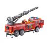 QMAN ENLIGHTEN KEEPPLEY 908 non  XE THANG CỨU HỎA LỚN VÀ CHIẾU ĐÈN bộ đồ chơi xếp lắp ráp ghép mô hình City FIRE RESCUE SCALING LADDER ENGINES Thành Phố 605 khối
