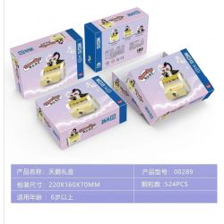 ZHEGAO 00289 non  HỘP QUÀ THIÊN NGA bộ đồ chơi xếp lắp ráp ghép mô hình Valentine's Day SWAN BOX Lễ Tình Nhân 524 khối