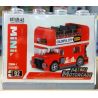 DECOOL 22026 KOZOSHA 2208A-1 22081 non  XE BUÝT KÉO VỀ HAI TẦNG NGẮM CẢNH MÀU ĐỎ bộ đồ chơi xếp lắp ráp ghép mô hình Racers MINI RACING PACEMAKER Đua Tốc Độ 94 khối