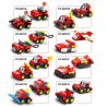 HENGTAI 6201 non  LỰC LƯỢNG CỨU HỘ 8 PHONG CÁCH bộ đồ chơi xếp lắp ráp ghép mô hình City Thành Phố 351 khối