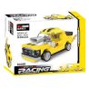 DECOOL 22022 non  XE KÉO LÙI CƠ BẮP MÀU VÀNG bộ đồ chơi xếp lắp ráp ghép mô hình Racers MINI RACING PACEMAKER Đua Tốc Độ 94 khối