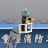 QMAN ENLIGHTEN KEEPPLEY 908 non  XE THANG CỨU HỎA LỚN VÀ CHIẾU ĐÈN bộ đồ chơi xếp lắp ráp ghép mô hình City FIRE RESCUE SCALING LADDER ENGINES Thành Phố 605 khối