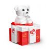 ZHEGAO 00287 non  HỘP NHẪN GẤU bộ đồ chơi xếp lắp ráp ghép mô hình Valentine's Day BEAR RING BOX Lễ Tình Nhân 111 khối