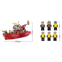 QMAN ENLIGHTEN KEEPPLEY 909 non  TÀU CỨU HỎA LỚN TRÊN BIỂN bộ đồ chơi xếp lắp ráp ghép mô hình City FIRE RESCUE MULTI-FUNCTION SHIP Thành Phố 359 khối QMAN ENLIGHTEN KEEPPLEY 909 non  TÀU CỨU HỎA LỚN TRÊN BIỂN bộ đồ chơi xếp lắp ráp ghép mô hình City FIRE RESCUE MULTI-FUNCTION SHIP Thành Phố 359 khối