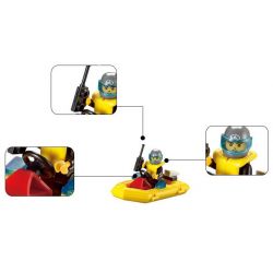 QMAN ENLIGHTEN KEEPPLEY 909 non  TÀU CỨU HỎA LỚN TRÊN BIỂN bộ đồ chơi xếp lắp ráp ghép mô hình City FIRE RESCUE MULTI-FUNCTION SHIP Thành Phố 359 khối QMAN ENLIGHTEN KEEPPLEY 909 non  TÀU CỨU HỎA LỚN TRÊN BIỂN bộ đồ chơi xếp lắp ráp ghép mô hình City FIRE RESCUE MULTI-FUNCTION SHIP Thành Phố 359 khối