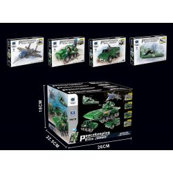 HENGTAI 92003 non  XE CHIẾN ĐẤU BỘ BINH ZBD-04 TỔ HỢP TIÊM KÍCH MIG-35 VƯỢT ĐỊA HÌNH LYNX BỌC THÉP CHỐNG MÌN RG-35 MÁY BAY NÉM BOM LƯỢC TÀNG B-2 bộ đồ chơi xếp lắp ráp ghép mô hình 752 khối