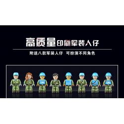 HENGTAI 92003 non  XE CHIẾN ĐẤU BỘ BINH ZBD-04 TỔ HỢP TIÊM KÍCH MIG-35 VƯỢT ĐỊA HÌNH LYNX BỌC THÉP CHỐNG MÌN RG-35 MÁY BAY NÉM BOM LƯỢC TÀNG B-2 bộ đồ chơi xếp lắp ráp ghép mô hình 752 khối