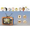 LINOOS LN8082 8082 non  CUỘC PHIÊU LƯU CỦA SNOOPY TV THEO CHỦ ĐỀ MÀU CAM bộ đồ chơi xếp lắp ráp ghép mô hình Movie & Game Phim Và Trò Chơi 400 khối