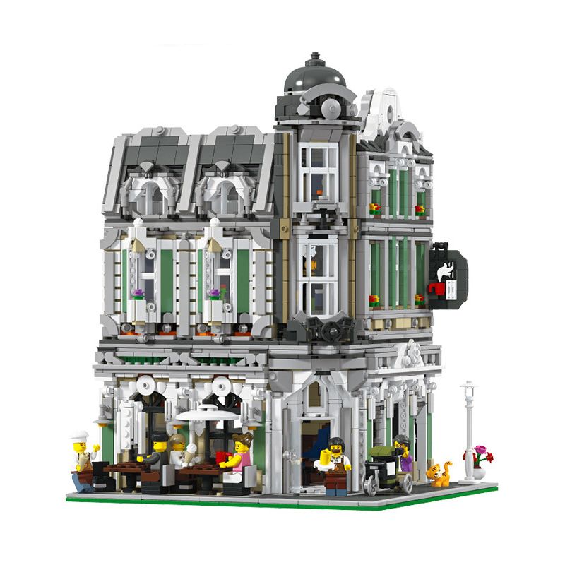 JIESTAR 89100 REBRICKABLE MOC-32576 32576 MOC32576 non  CAFE JAZZ CHÂU (BỘ 10255) bộ đồ chơi xếp lắp ráp ghép mô hình Creator Expert EUROPEAN JAZZ CAFE Chuyên Gia Sáng Tạo 3261 khối