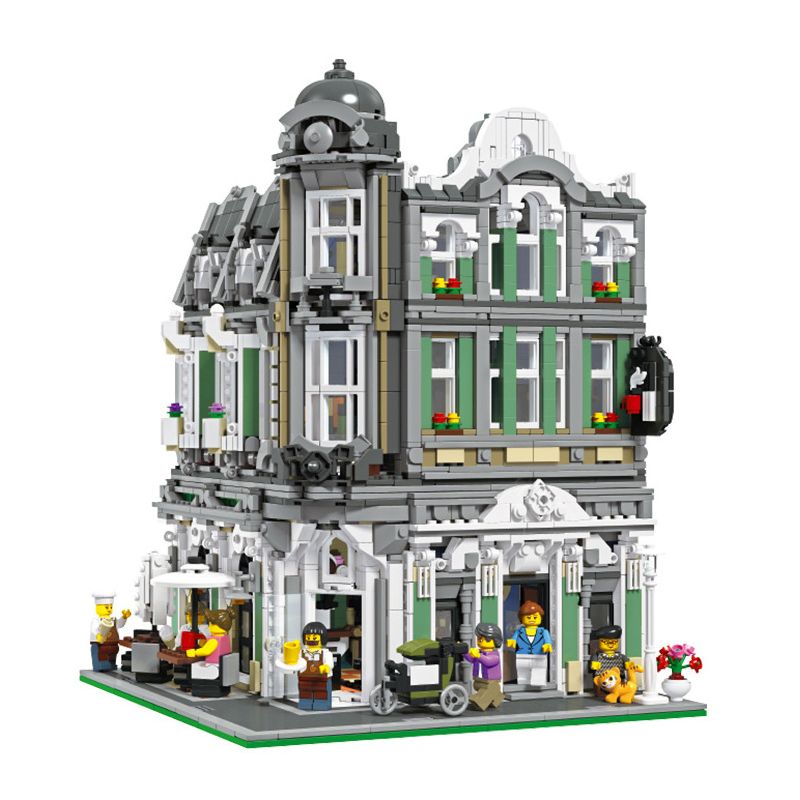 JIESTAR 89100 REBRICKABLE MOC-32576 32576 MOC32576 non  CAFE JAZZ CHÂU (BỘ 10255) bộ đồ chơi xếp lắp ráp ghép mô hình Creator Expert EUROPEAN JAZZ CAFE Chuyên Gia Sáng Tạo 3261 khối