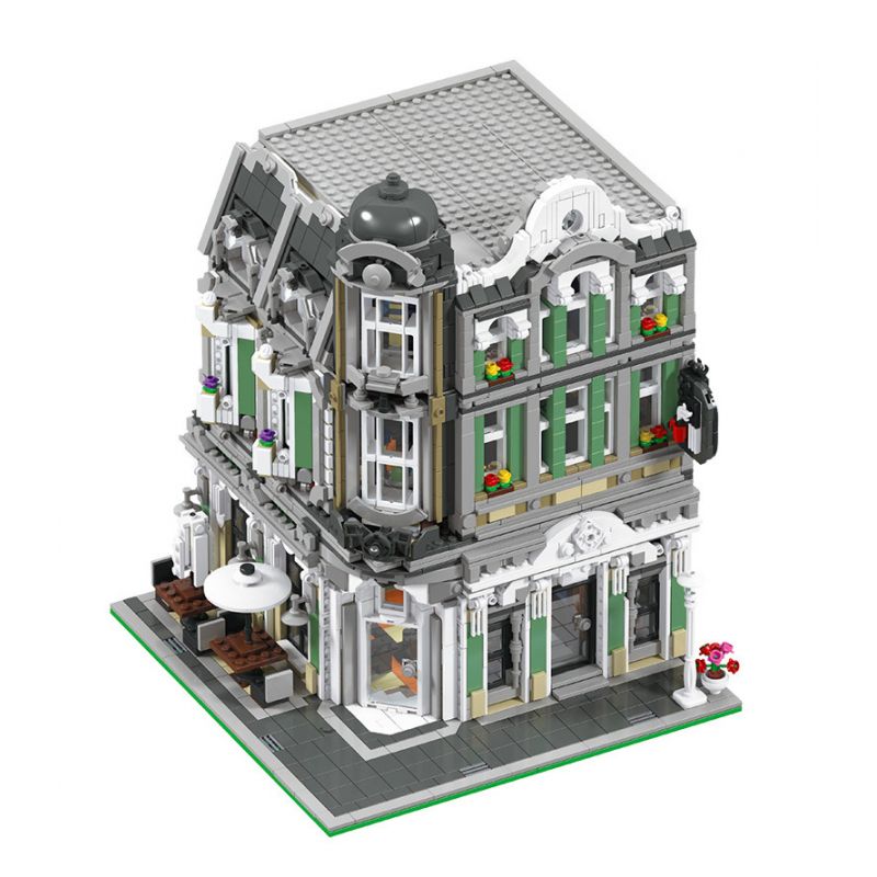 JIESTAR 89100 REBRICKABLE MOC-32576 32576 MOC32576 non  CAFE JAZZ CHÂU (BỘ 10255) bộ đồ chơi xếp lắp ráp ghép mô hình Creator Expert EUROPEAN JAZZ CAFE Chuyên Gia Sáng Tạo 3261 khối