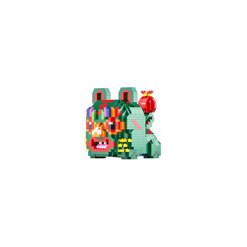 LELE BROTHER W2506 2506 W2501 2501 W2502 2502 W2503 2503 W2504 2504 W2505 2505 non Lego NGŨ HỔ ĐẾN CỬA 5 PHONG CÁCH MAY MẮN AN TOÀN ƯỚC NGUYỆN HỘ MỆNH bộ đồ chơi xếp lắp ráp ghép mô hình Chinese Traditional Festivals Lễ Hội Cổ Truyền 4996 khối