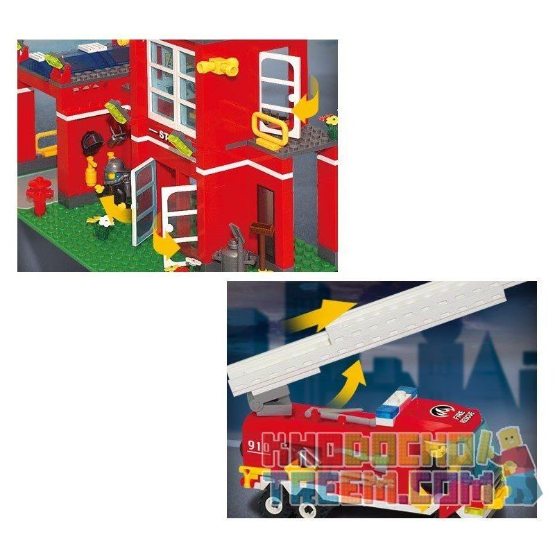 QMAN ENLIGHTEN KEEPPLEY 910 non  TRỤ SỞ CỨU HỎA NHỎ bộ đồ chơi xếp lắp ráp ghép mô hình City FIRE RESCUE CONTROL BRANCH BUREAU Thành Phố 380 khối QMAN ENLIGHTEN KEEPPLEY 910 non  TRỤ SỞ CỨU HỎA NHỎ bộ đồ chơi xếp lắp ráp ghép mô hình City FIRE RESCUE CONTROL BRANCH BUREAU Thành Phố 380 khối