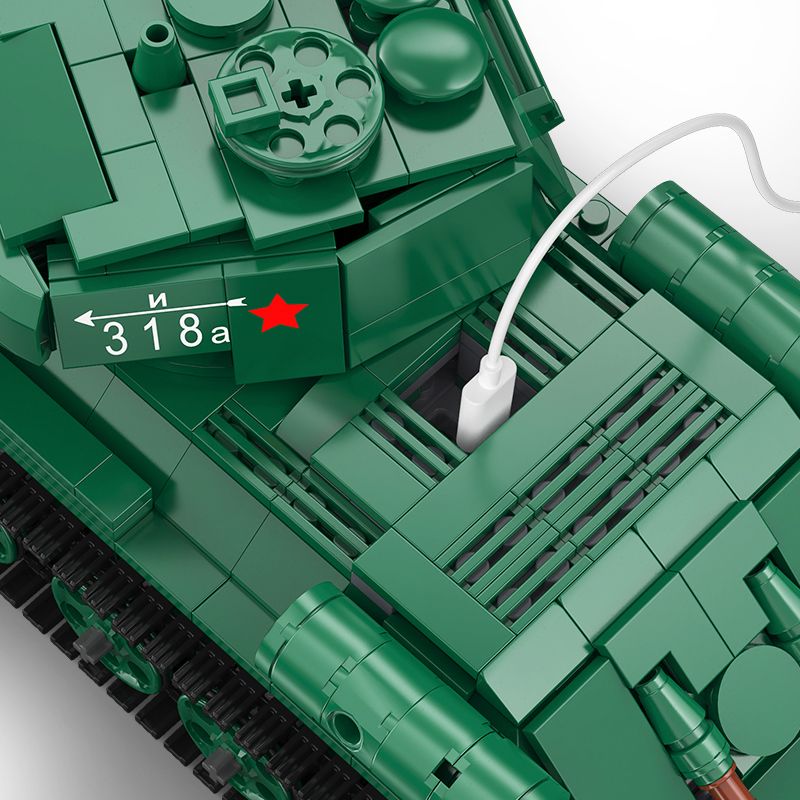 CADA DOUBLEE C61072 61072 non  XE TĂNG HẠNG TRUNG T-34 CỦA LIÊN XÔ TRONG THẾ CHIẾN II bộ đồ chơi xếp lắp ráp ghép mô hình Military Army Quân Sự Bộ Đội 722 khối