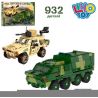 LIMO TOY KB013 non  XE BỌC THÉP CHỞ QUÂN VÀ BÁNH LỐP bộ đồ chơi xếp lắp ráp ghép mô hình Military Army Quân Sự Bộ Đội