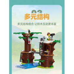 JIESTAR 55017 non  THÀNH PHỐ TOÀN CẦU NƠI NGHỈ NGƠI VEN SÔNG bộ đồ chơi xếp lắp ráp ghép mô hình City CITY GLOBAL 610 khối