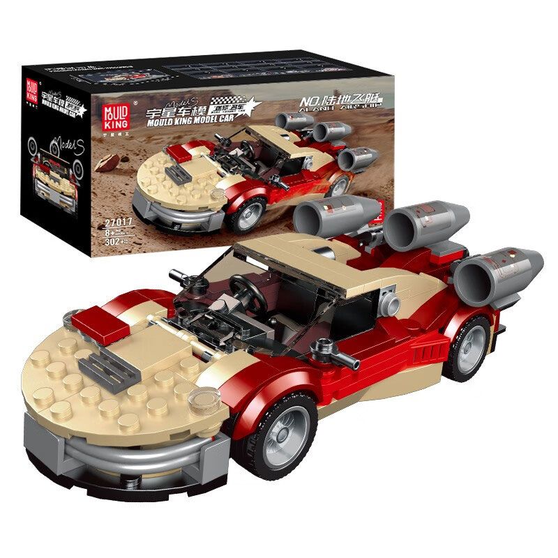 MouldKing 27017 Mould King 27017 non  XINQING XIAODIAN 4 LOẠI KẸO NGỌT TRÁI TIM NÓN NIỀM VUI BÁNH MỀM NƯỚC CHUA bộ đồ chơi xếp lắp ráp ghép mô hình Racers ALAND AIRSHIP Đua Tốc Độ 302 khối