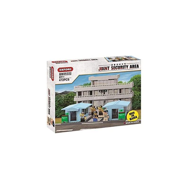 OXFORD BM35222 35222 non Lego KHU VỰC AN NINH CHUNG bộ đồ chơi xếp lắp ráp ghép mô hình Military Army 공동경비구역（JOINT SECURITY AREA） Quân Sự Bộ Đội 472 khối