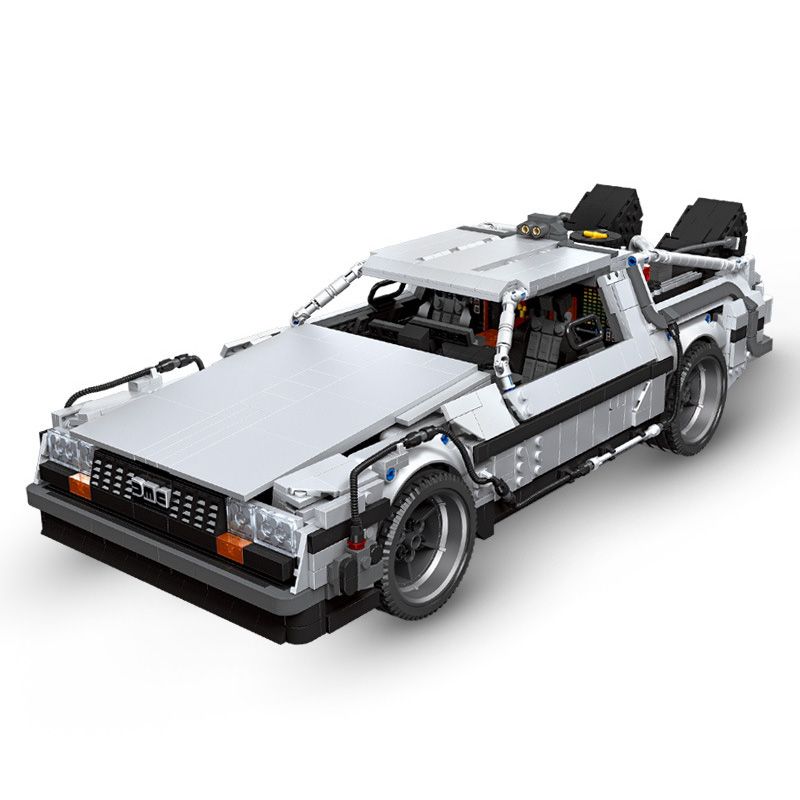 JIESTAR 92004 non Lego CỖ MÁY THỜI GIAN DELOREAN DMC-12 bộ đồ chơi xếp lắp ráp ghép mô hình RETURN TO THE FUTURE 2716 khối