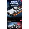 JIESTAR 92004 non  CỖ MÁY THỜI GIAN DELOREAN DMC-12 bộ đồ chơi xếp lắp ráp ghép mô hình RETURN TO THE FUTURE 2716 khối