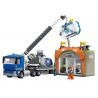 JIESTAR 55013 non  THÀNH PHỐ TOÀN CẦU LẮP ĐẶT BIỂN QUẢNG CÁO bộ đồ chơi xếp lắp ráp ghép mô hình City CITY GLOBAL 449 khối