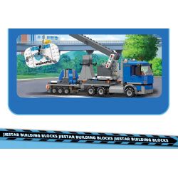 JIESTAR 55013 non  THÀNH PHỐ TOÀN CẦU LẮP ĐẶT BIỂN QUẢNG CÁO bộ đồ chơi xếp lắp ráp ghép mô hình City CITY GLOBAL 449 khối