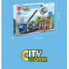 JIESTAR 55013 non  THÀNH PHỐ TOÀN CẦU LẮP ĐẶT BIỂN QUẢNG CÁO bộ đồ chơi xếp lắp ráp ghép mô hình City CITY GLOBAL 449 khối