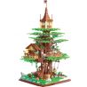 ZHEGAO 00416 non  NHÀ TRÊN CÂY bộ đồ chơi xếp lắp ráp ghép mô hình Creator TREEHOUSE Sáng Tạo 3380 khối