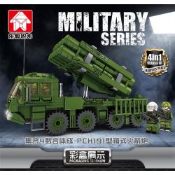 LEYI 69002A 69002B 69002C 69002D 81002 non  BỆ PHÓNG TÊN LỬA HỘP PCH191 4 TỔ HỢP XE CHỐNG MÌN TRỰC THĂNG APACHE MÁY BAY CHIẾN ĐẤU EF-18 HỆ THỐNG PHÒNG KHÔNG SA-9 "WASP" bộ đồ chơi xếp lắp ráp ghép mô hình Military Army Quân Sự Bộ Đội 808 khối