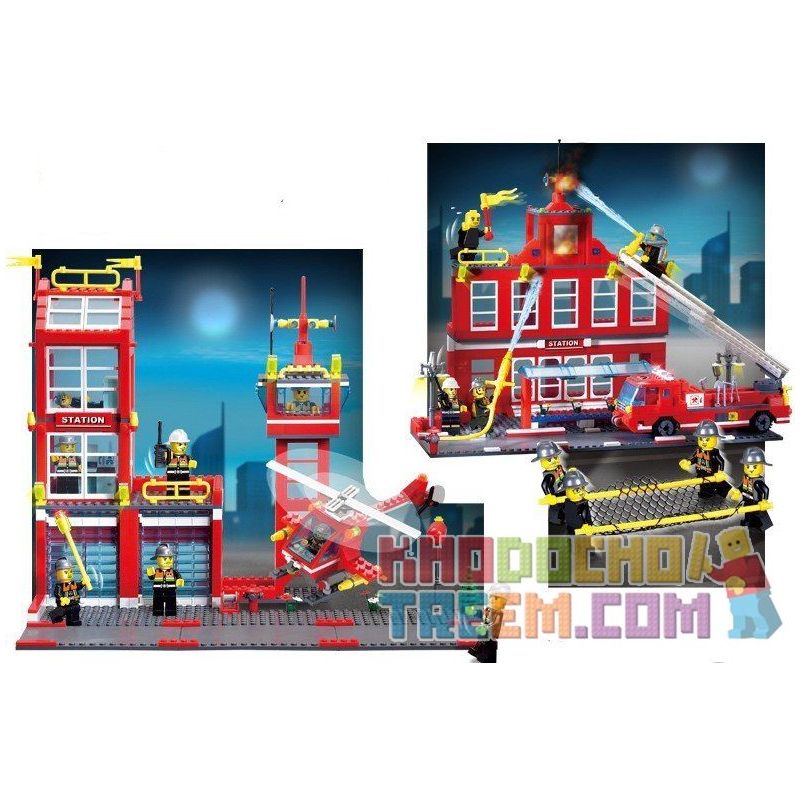 QMAN ENLIGHTEN KEEPPLEY 911 non  TRỤ SỞ CỨU HỎA VỚI TRỰC THĂNG VÀ XE THANG PHUN NƯỚC bộ đồ chơi xếp lắp ráp ghép mô hình City FIRE RESCUE CONTROL REGIONAL BUREAU Thành Phố 970 khối QMAN ENLIGHTEN KEEPPLEY 911 non  TRỤ SỞ CỨU HỎA VỚI TRỰC THĂNG VÀ XE THANG PHUN NƯỚC bộ đồ chơi xếp lắp ráp ghép mô hình City FIRE RESCUE CONTROL REGIONAL BUREAU Thành Phố 970 khối