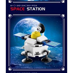 CAYI 12010 non  TRẠM VŨ TRỤ 5 TỔ HỢP bộ đồ chơi xếp lắp ráp ghép mô hình Creator AEROSPACE STATION Sáng Tạo 151 khối