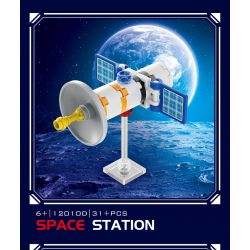 CAYI 12010 non  TRẠM VŨ TRỤ 5 TỔ HỢP bộ đồ chơi xếp lắp ráp ghép mô hình Creator AEROSPACE STATION Sáng Tạo 151 khối