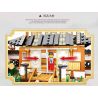 JUHANG TECHNOLOGY 86015 non  ĐẤU VÕ ĐÀI bộ đồ chơi xếp lắp ráp ghép mô hình Modular Buildings Mô Hình Nhà Cửa 2288 khối