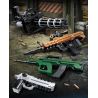 ZHEGAO QL1275-1 1275-1 QL1275-2 1275-2 QL1275-3 1275-3 QL1275-4 1275-4 non  4 LOẠI SÚNG MINI MÁY GATLING BẮN TỈA G3 SG1 05 TIỂU LIÊN LỤC LUGER P85 bộ đồ chơi xếp lắp ráp ghép mô hình Gun MHWP 961 khối