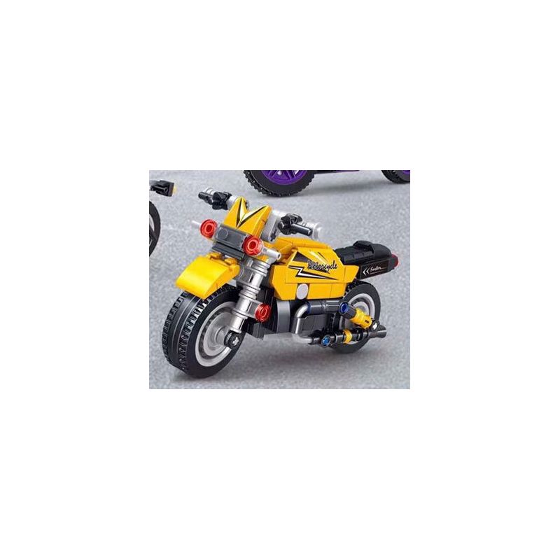 ZHEGAO QL0748 0748 non Lego ONG BẮP CÀY bộ đồ chơi xếp lắp ráp ghép mô hình Motorcycle Motorbike MOTORCYCLE CHARM Xe Hai Bánh 247 khối
