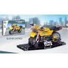 ZHEGAO QL0748 0748 non  ONG BẮP CÀY bộ đồ chơi xếp lắp ráp ghép mô hình Motorcycle Motorbike MOTORCYCLE CHARM Xe Hai Bánh 247 khối