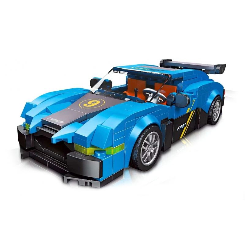 JIESTAR 58020 non Lego NHỰA ĐƯỜNG SUBARU WRX STI bộ đồ chơi xếp lắp ráp ghép mô hình Speed Champions Racing Cars SUBARU STI Đua Xe Công Thức 252 khối
