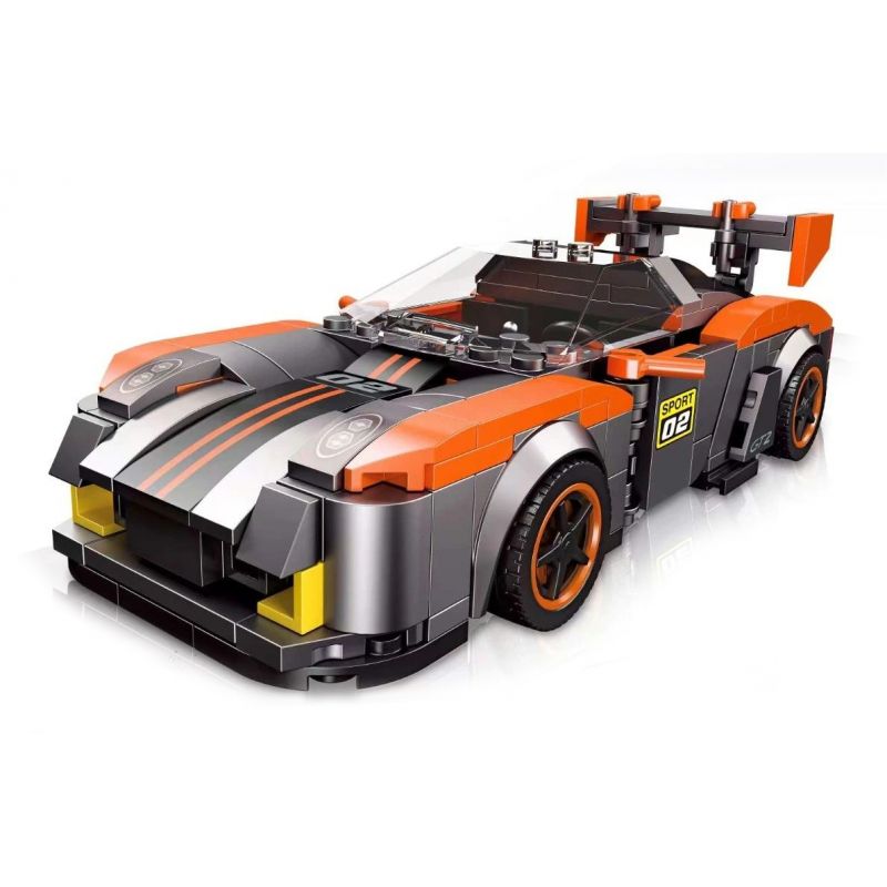 JIESTAR 58019 non Lego ĐUA XE NHỰA ĐƯỜNG PORSCHE 911 GT2 bộ đồ chơi xếp lắp ráp ghép mô hình Speed Champions Racing Cars Đua Xe Công Thức 272 khối