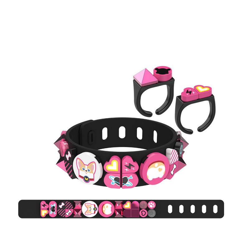 JAKI JK6291-1 6291-1 JK6291-2 6291-2 JK6291-3 6291-3 JK6291-4 6291-4 non  JAKI×FLYING DOG MOCO VÒNG TAY ĐỒNG THƯƠNG HIỆU 4 KIỂU NGỌT NGÀO MÁT MẺ SINH NHẬT KHÔNG GIAN BÃI BIỂN MÙA HÈ bộ đồ chơi xếp lắp ráp ghép mô hình Dots FASHION BRACELET